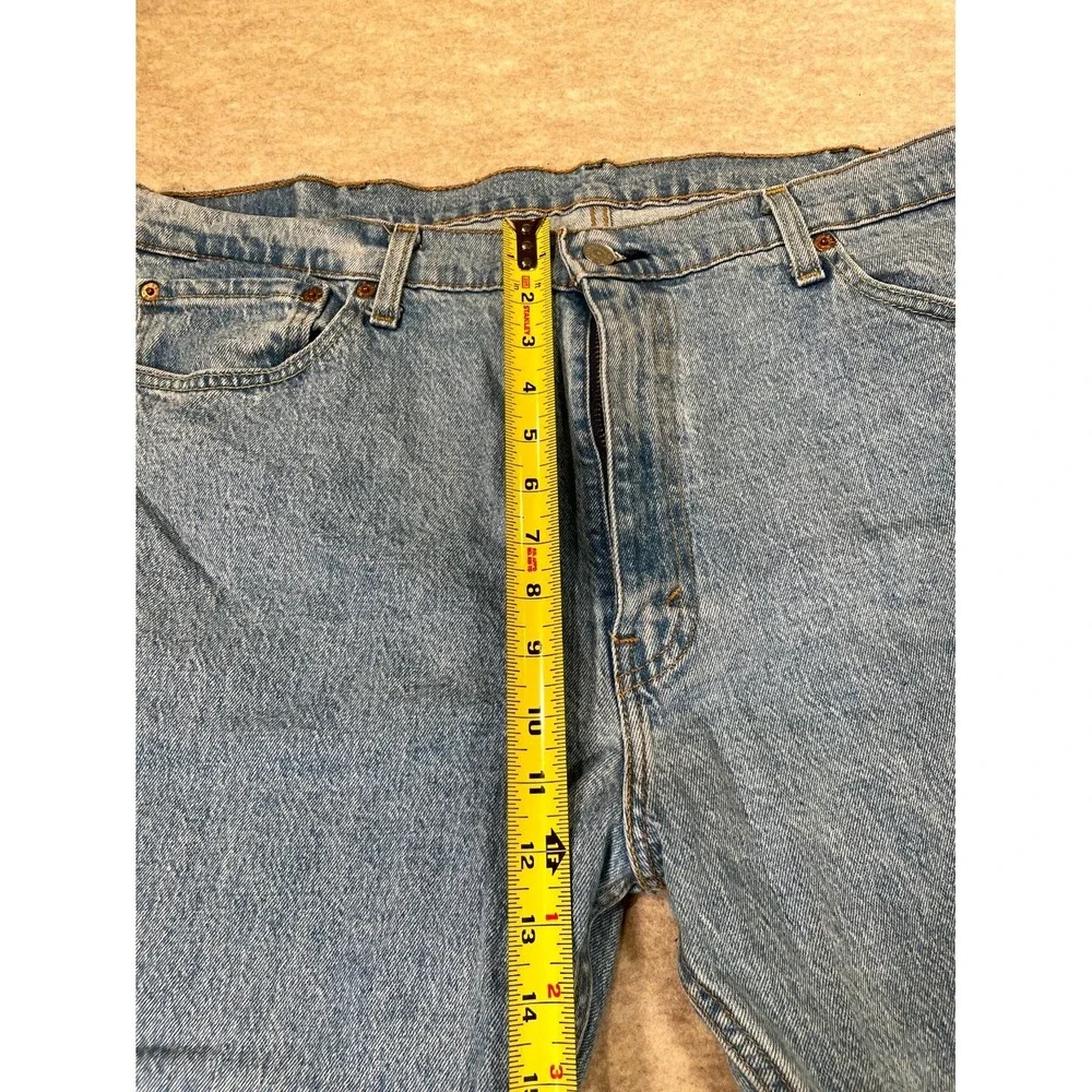 Levi's 505 Regular Jeans Mens‎ 40x30 Blue Denim Cotton Straight Leg Casual Wear